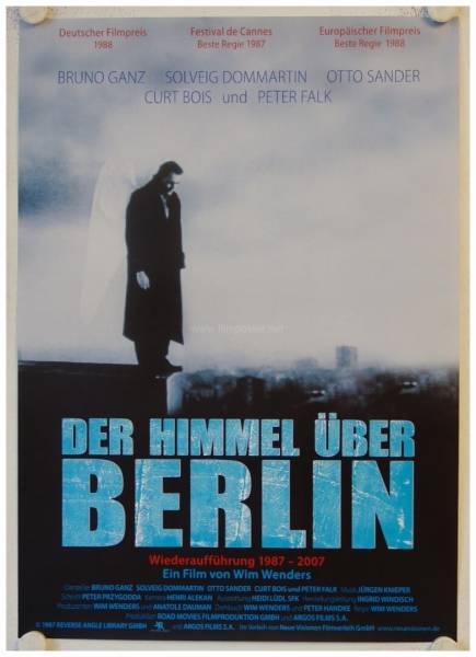 Wings of Desire original re-release german movie poster